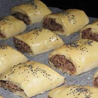 Paszteciki z kapustą i grzybami.