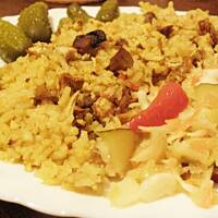 Zapiekanka garam masala.