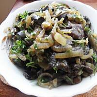 Kotlety ziemniaczane z grzybami.