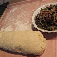 Kotlety ziemniaczane z grzybami.