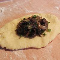 Kotlety ziemniaczane z grzybami.