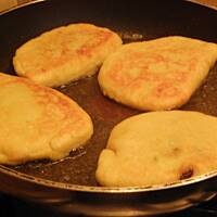 Kotlety ziemniaczane z grzybami.