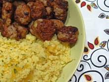 Fot. Babeczka_piecze, Klopsiki z indyka po marokańsku z cytrusowym kus-kusem.