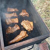 Karp wędzony z kminkiem