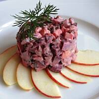 Sałatka z buraczków i słonecznika