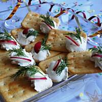 Przekąska z krakersów