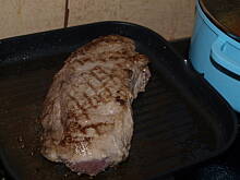 Fot. mirasolek, Schab z dzika z jarzynami i rumem