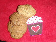 Fot. anekbu, Ciastka czekoladowe z bakaliami i płatkami owsianymi