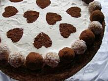 Fot. olusia23, Tort czekoladowy z rumowymi trufelkami