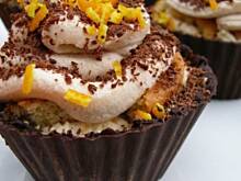 Fot. olusia23, Deser w czekoladowych miskach