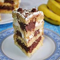 Tort bananowo-czekoladowy