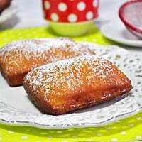 Pączki nadziewane twarożkiem