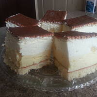 Ciasto z masą śmietankowo - cytrynową