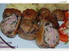 Fot. Olciaa, pieczarki faszerowane