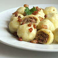 Ziemniaczane kluski z mięsem