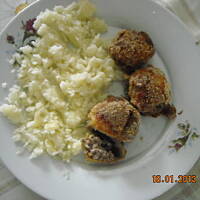 Mięso zapiekane w pieczarkach