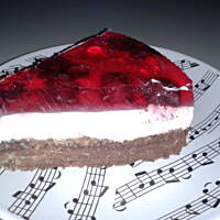 Ciasto z nutellą i galaretką