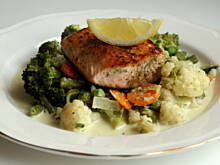 Fot. Barb82, Czosnkowe warzywa duszone w śmietanie