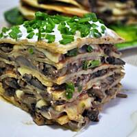 Naleśnikowy torcik pieczarkowy