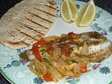 Fot. jacqueline, Ryba pieczona z fenkułem i suszonymi pomidorami