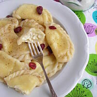 Pierogi z serem z nutą wanilii