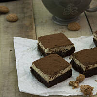 Brownie ala tiramisu