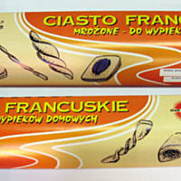 Pierożki na słodko z ciasta francuskiego