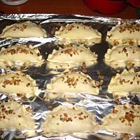 Pierożki na słodko z ciasta francuskiego