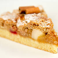 Szarlotka dyniowa z żurawiną