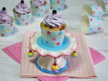 Fot. MIENTA, Pełnoziarniste cupcakes z jagodami