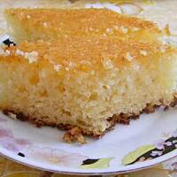 Basbousa - arabskie ciasto z semoliny