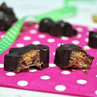 Proste chrupiące czekoladki