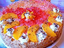 Fot. Mama - Różyczki, Torcik waniliowy z  wiśniową konfiturą