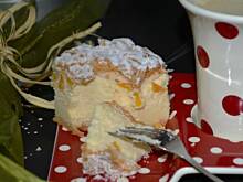 Fot. makusia, Sernik z brzoskwinkami