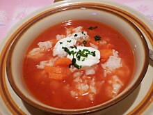 Fot. Mama - Różyczki, Potrawy dietetyczne - Zupa pomidorowa bardzo szybka