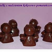 Czekoladki z nadzieniem kokosowo-pomarańczowym