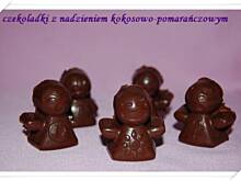 Fot. Olciaa, Czekoladki z nadzieniem kokosowo-pomarańczowym