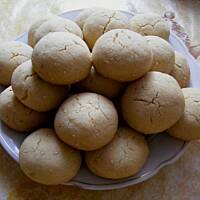 Pękające bardzo kruche ciasteczka (bez jajek)