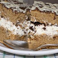 Coffee Latte Cake - Ciasto Kawowo - Śmietankowe - moja wersja