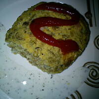 Koteleciki z soczewicy z ziemniakami i szynką