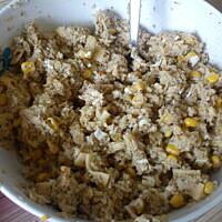 Krokiety z mięsem, z kapustą i z dodatkami