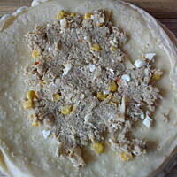 Krokiety z mięsem, z kapustą i z dodatkami