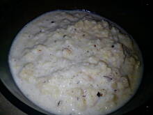 Fot. Ann93, Kasza jaglana z pieczonym jabłkiem i orzechami laskowymi