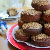 Pączki z domowym budyniem