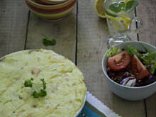 Fot. Ola in the kitchen, Łososiowe ciasto pasterza