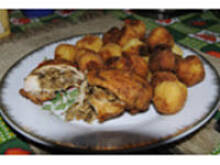 Fot. paolineczka, ziemniaczane kuleczki z kurczakiem