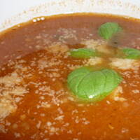 zupa krem z pomidorów i soczewicy