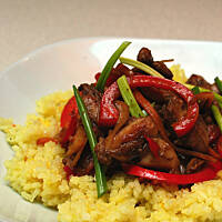 Miodowo-Sojowy Ster-Fry z Kurczakiem