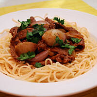 Słodko-Kwaśna Wołowina z Cebulką z Woka