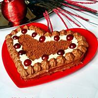 Walentynkowe ciasto czekoladowe
